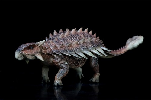 TNG Hard PVC Saichania Model Prehistoric Ankylosauridae Dinosaur Collector Decor - Picture 8 of 10