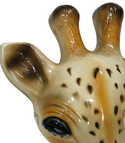 Giraffe Wall Hanging Ceramic African Art Vintage Rare 80s Decor - Picture 4 of 7