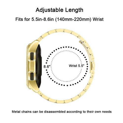 Correa de reloj de metal de acero inoxidable para Samsung Gear S3 Frontier/Clásico - Imagen 11 de 29