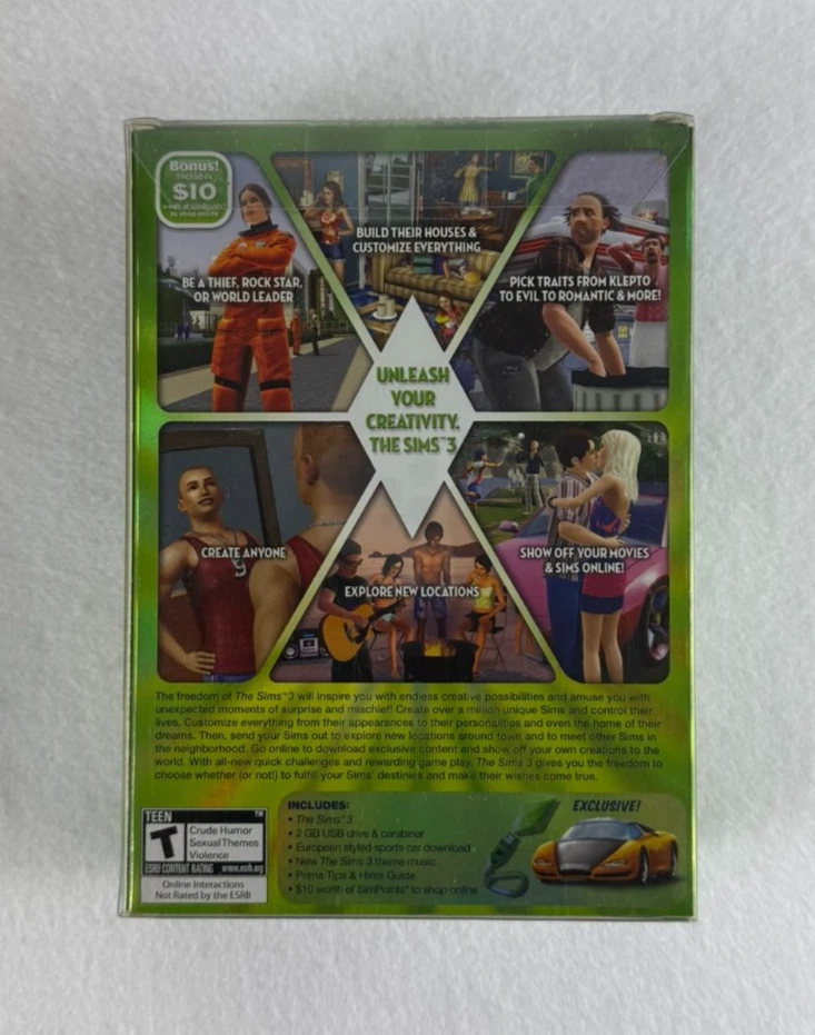 The Sims 3 Collector’s Edition (PC/Mac, 2009) Brand New Factory Sealed (RARE) - Image 3 of 4