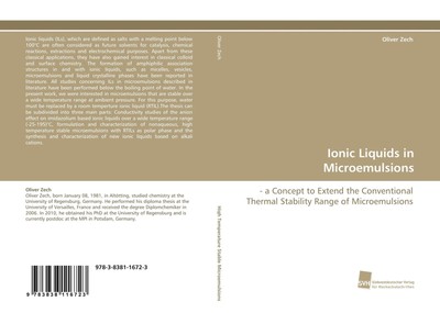 Oliver Zech | Ionic Liquids in Microemulsions | Taschenbuch | Englisch (2010)