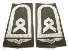 Rangabzeichen Luftwaffe  Hauptfeldwebel weiß/oliv  Aufschiebeschlaufen