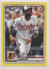 2020 Bowman Yellow 49/75 Hanser Alberto #87 s3g