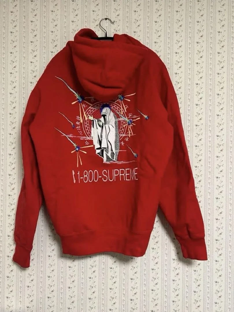 Sweat à capuche homme Supreme L épuisé modèle Aoi Sangyo 1 800, broderie luxueuse iconique