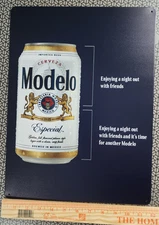 16x12 Modelo Especial Mexican Metal Bar Sign Beer Night Out