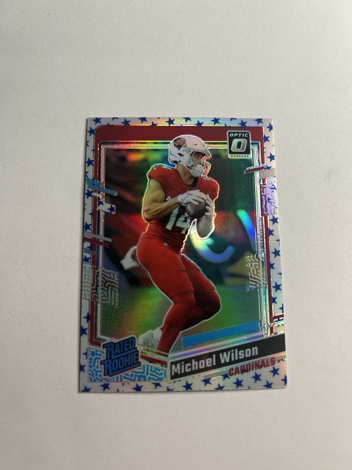 2023 Panini Donruss Optic Michael Wilson #204 Stars Prizm SP Rated Rookie RC
