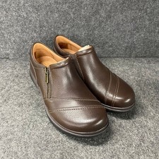 CLARKS Artisan Certina Pure Loafers Women's Size US 6 M Dark Brown
