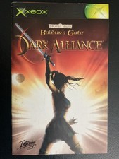 Baldur's Gate Dark Alliance 1 Microsoft XBOX Instruction Manual Only