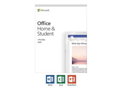 Microsoft Office Home and Student 2019 - Box-Pack - 1 PC/Mac #BY330