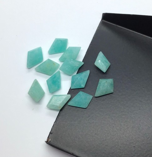 Natural Loose Gemstone Kite Shape Cut Amazonite For All Type Making Jewelry - Picture 13 of 20