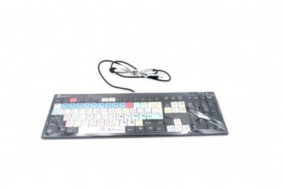 LogicKeyboard Slim Keyboard LXH-JME7596H Silver Wired USB Pro Tools