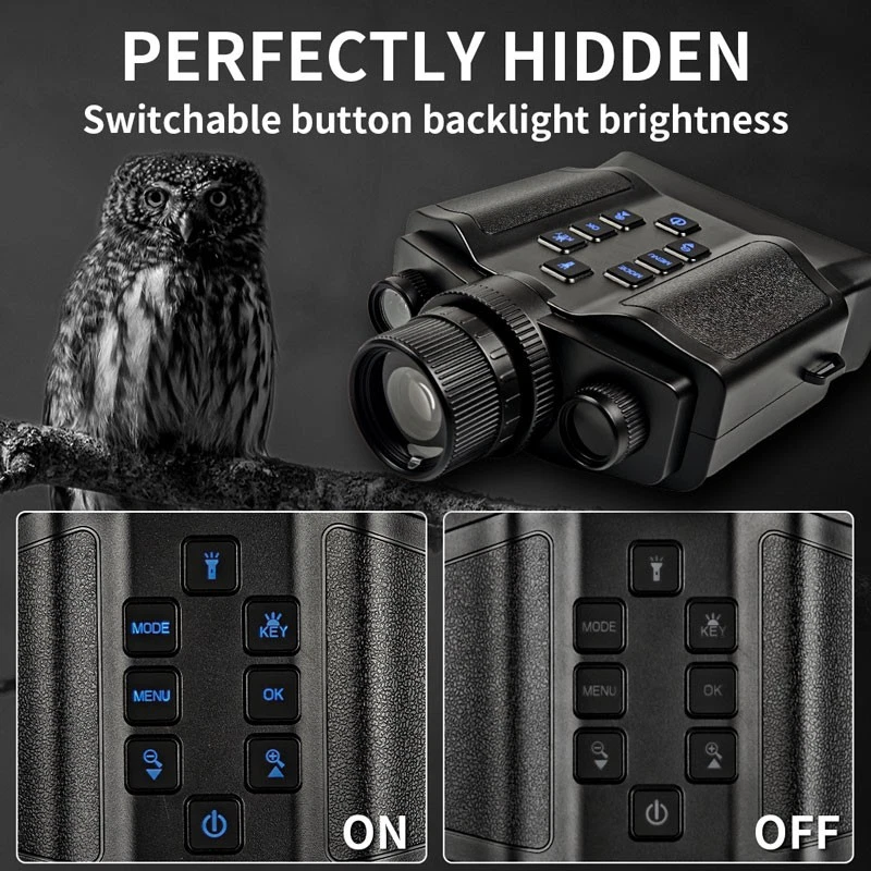 5K 10X Digital Zoom Night Vision Infrared Hunting Binoculars Photography CAMERA - Image 3 of 4
