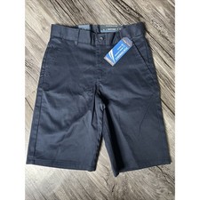 Nautica Boys' Flat Front Adjustable Waist Short Sz 10 Regular School Uniform