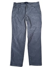 Talbots Gray Simply Flattering 5-Pocket Corduroy Ankle Pants Women's Size 8P