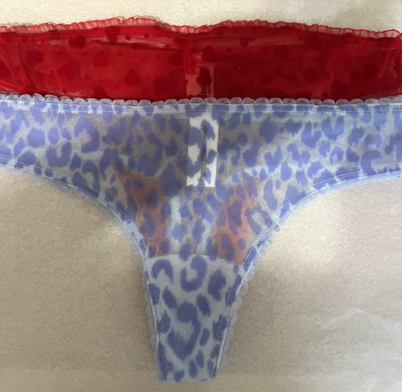 NEW BrandiX Essentials Very Sexy Beautiful LACY Thongs Small