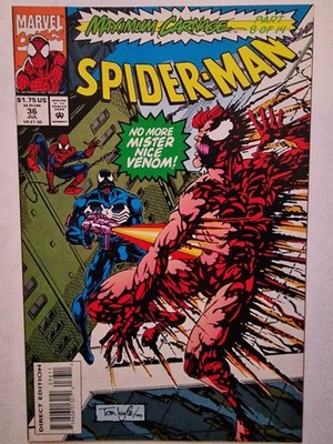 Spider-Man #36 Maximum Carnage #8 Venom Us Comic