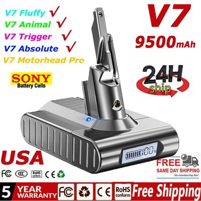 For Dyson V7 Battery SV11 Extra Trigger Motorhead Pro 9.5Ah lithium Battery