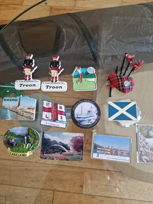 Bundle of 11 Fridge Magnets Various Designs Of Places In Uk - Image 1 of 3