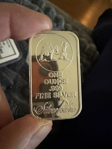 SilverTowne Logo 1oz .999 Fine Silver Bar