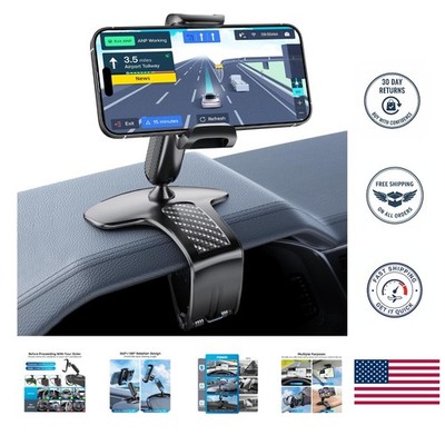 Adjustable 360° Car Phone Holder   Perfect for iPhone, Samsung & Google Devices