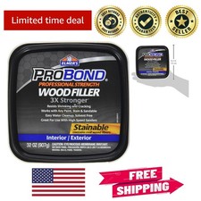 Versatile 32 Oz ProBond Wood Filler - Strong, Quick-Dry, Interior/Exterior Use