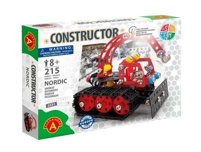 SCHNEEKATZE aus Metall CONSTRUCTOR alexander toys NORDIC Alter 8+