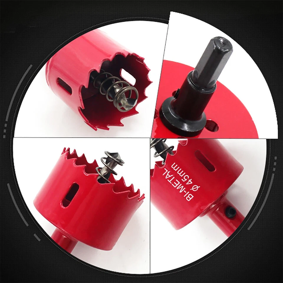 15mm Bis 300mm Bi-Metall Lochsäge Bohrkrone Für Metall Aluminium Holz PVC Rohr - Bild 3 von 4