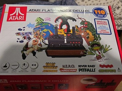 Atari Flashback X Deluxe  AR3060S HD 110 Games 2 Controllers Plug N Play