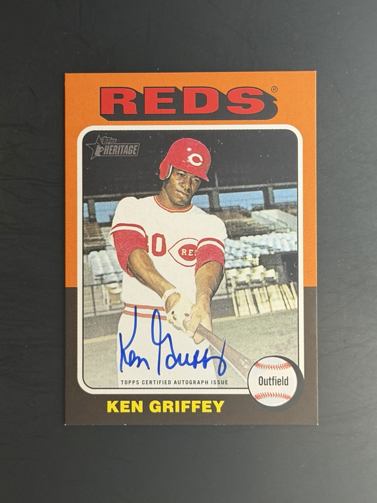 2024 Topps Heritage High Number Ken Griffey Real One Auto