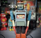 1963 MARX- Mr. Mercury Battery Operated Toy Robot **Untested** Vintage