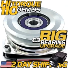 HiTorque Billet Pulley Blade Clutch & PTO Switch fits Husqvarna YTH2348 YTH24V54