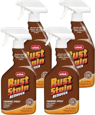 Whink Rust Stain Remover Foaming Spray 24oz 4-Pack Heavy-Duty Cleaner Set ProXLX