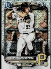 2025 Bowman Draft Mojo Chrome #BDC-50 Easton Carmichael