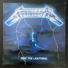 Metallica ‎– Ride The Lightning, Heavy Metal, Reissue 1986 UK 12" Vinyl Record