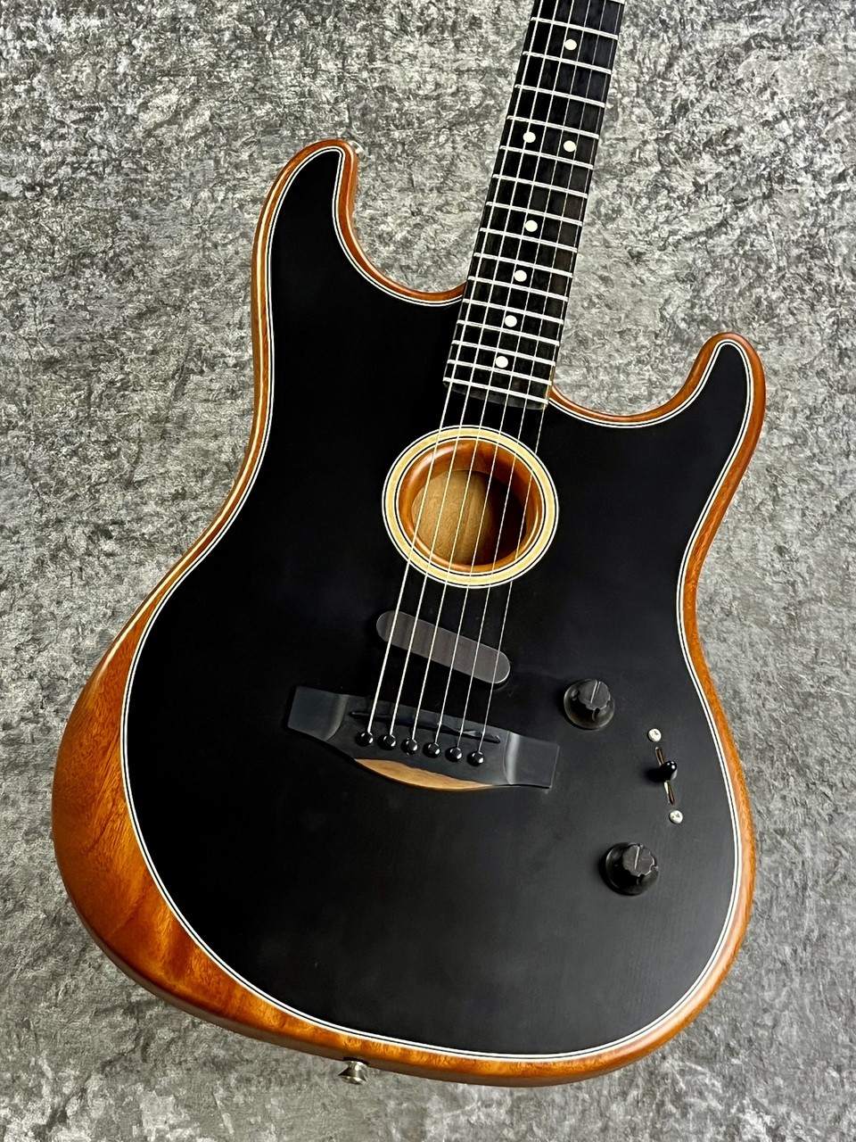 Fender American Acoustasonic Telecaster -BLACK- Used Electric Guitar 2020