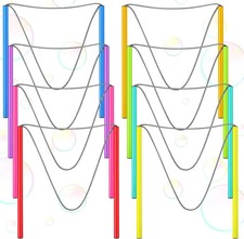 8 Pcs Giant Bubble Wands Large Wand Toys Outdoor for Kids,bright Color,stylish