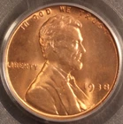 1938 Lincoln Cent. PCGS MS-66 RED. Starts at .99. NO RESERVE