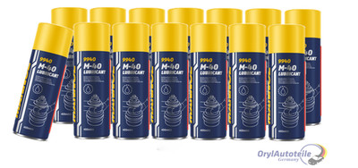 12x 400 mL Mannol 9940 Rostlöser M-40 Kriech Multifunktions und Universales Öl