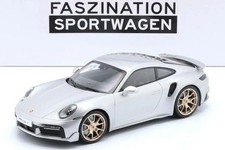 Minichamps 1/18 Porsche 911 992 Turbo S Coupe 2024 Silver Limited Edition