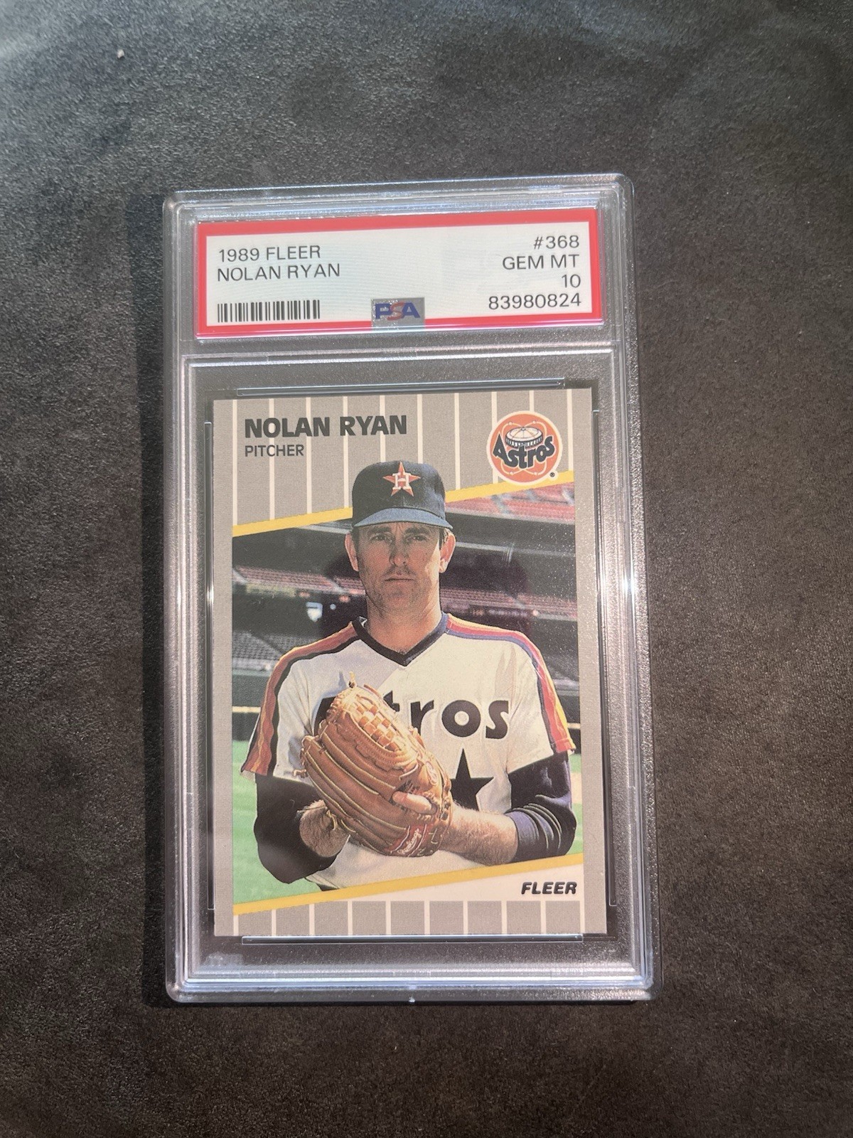 1989 Fleer - Nolan Ryan #368 PSA 10 GEM MINT