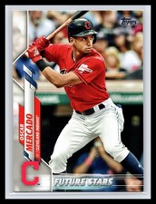 2020 Topps #225 Oscar Mercado Future Stars Base Cleveland Indians
