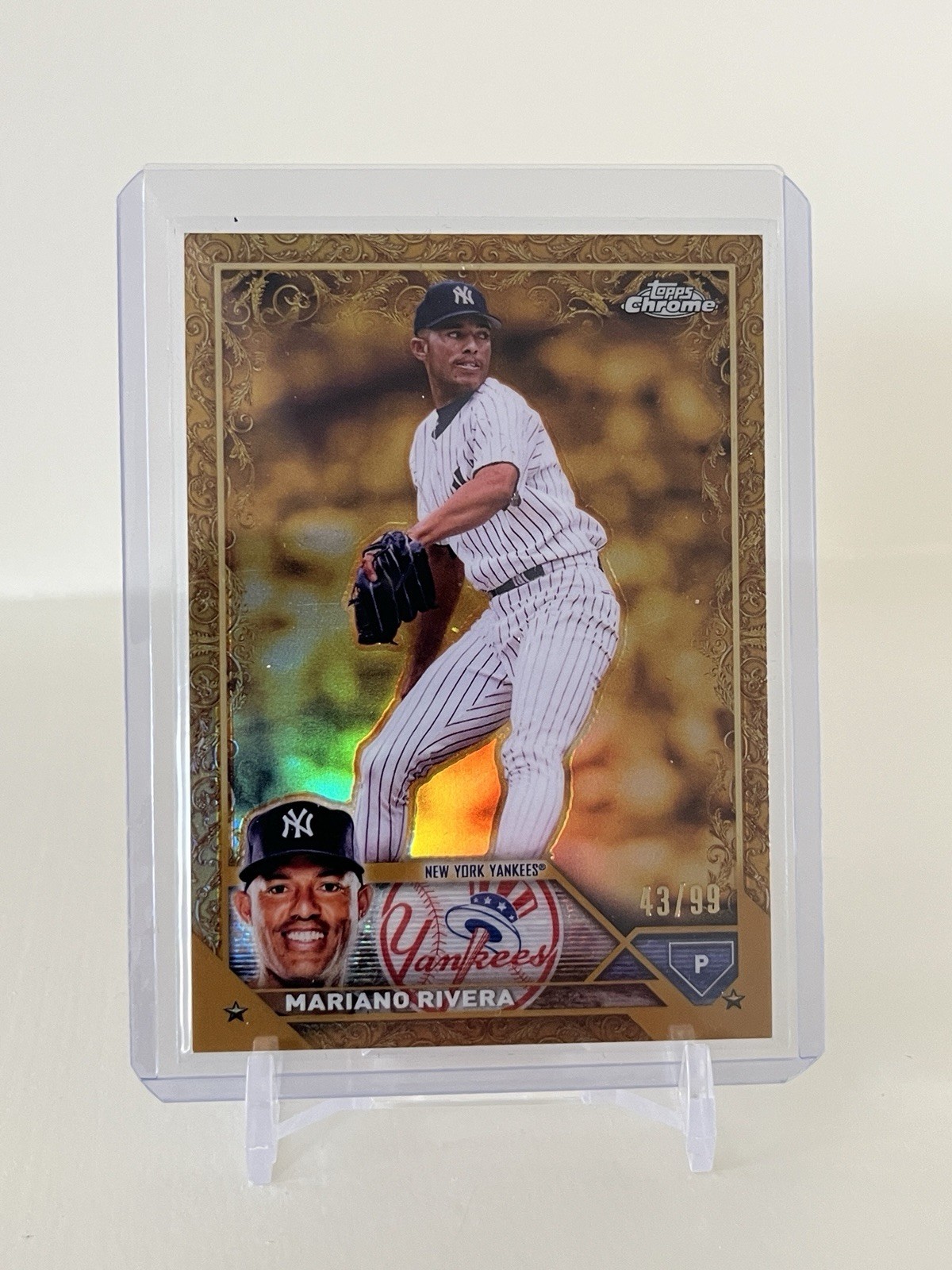 Mariano Rivera 2023 Topps Gilded Collection /99 Yankees HOF