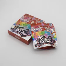 25 Pack Holographic 3.5g Mylar Bags & Boxes Kit | Smell Proof & Resealable