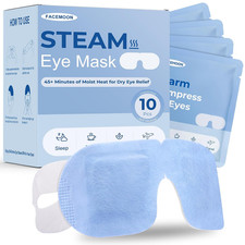 10 Packs Self Heating Steam Eye Mask: Warm Eye Compress for Dry Eyes, Stye Eye T