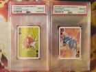 SEQUENTIAL 1999 Pokemon Gyarados + Magikarp Bicycle Mini Playing Cards PSA 10