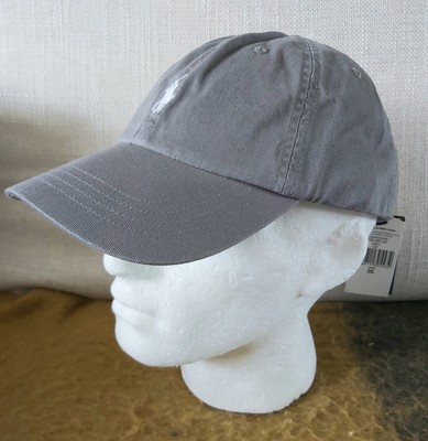 Genuine POLO RALPH LAUREN Grey Classic Sports CAP 710548524009