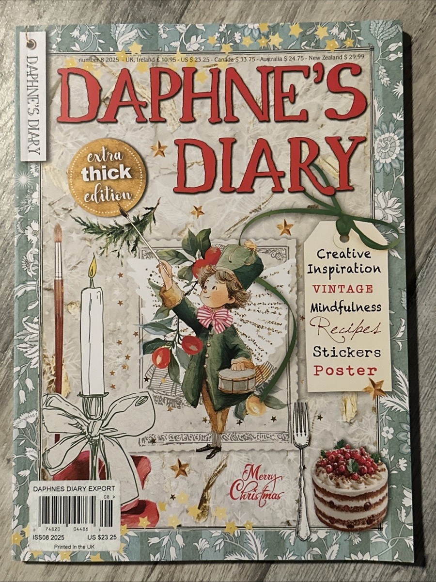 DAPHNE'S DIARY Magazine Issue 8 Winter 2025 Merry Christmas | eBay
