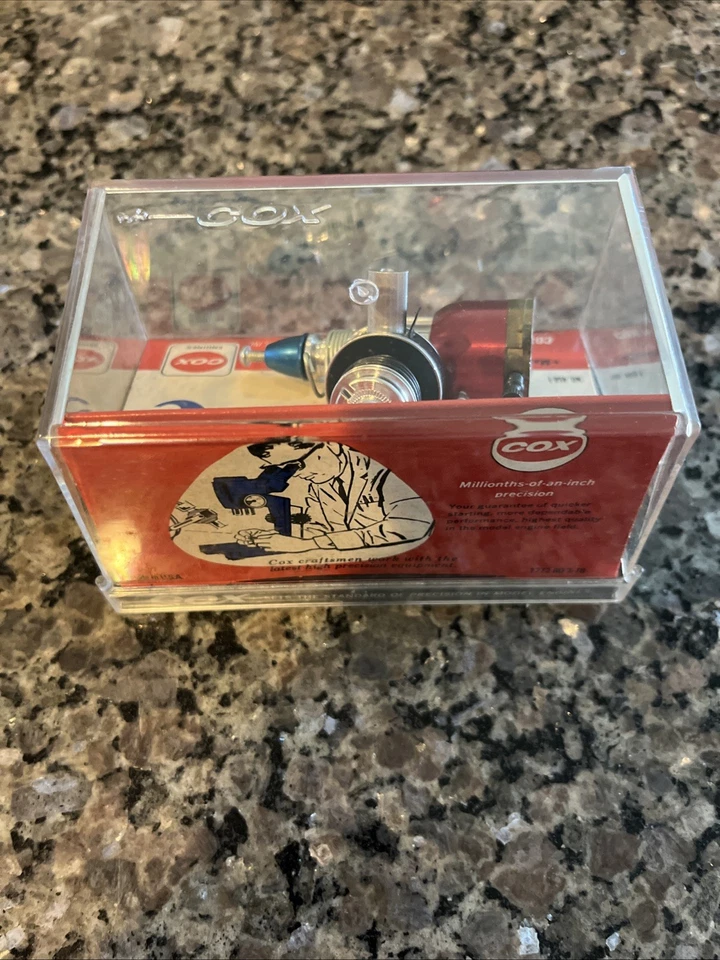 NIB Cox .049 R/c Model Airplane Engine No. 450-1 - Image 3 of 4