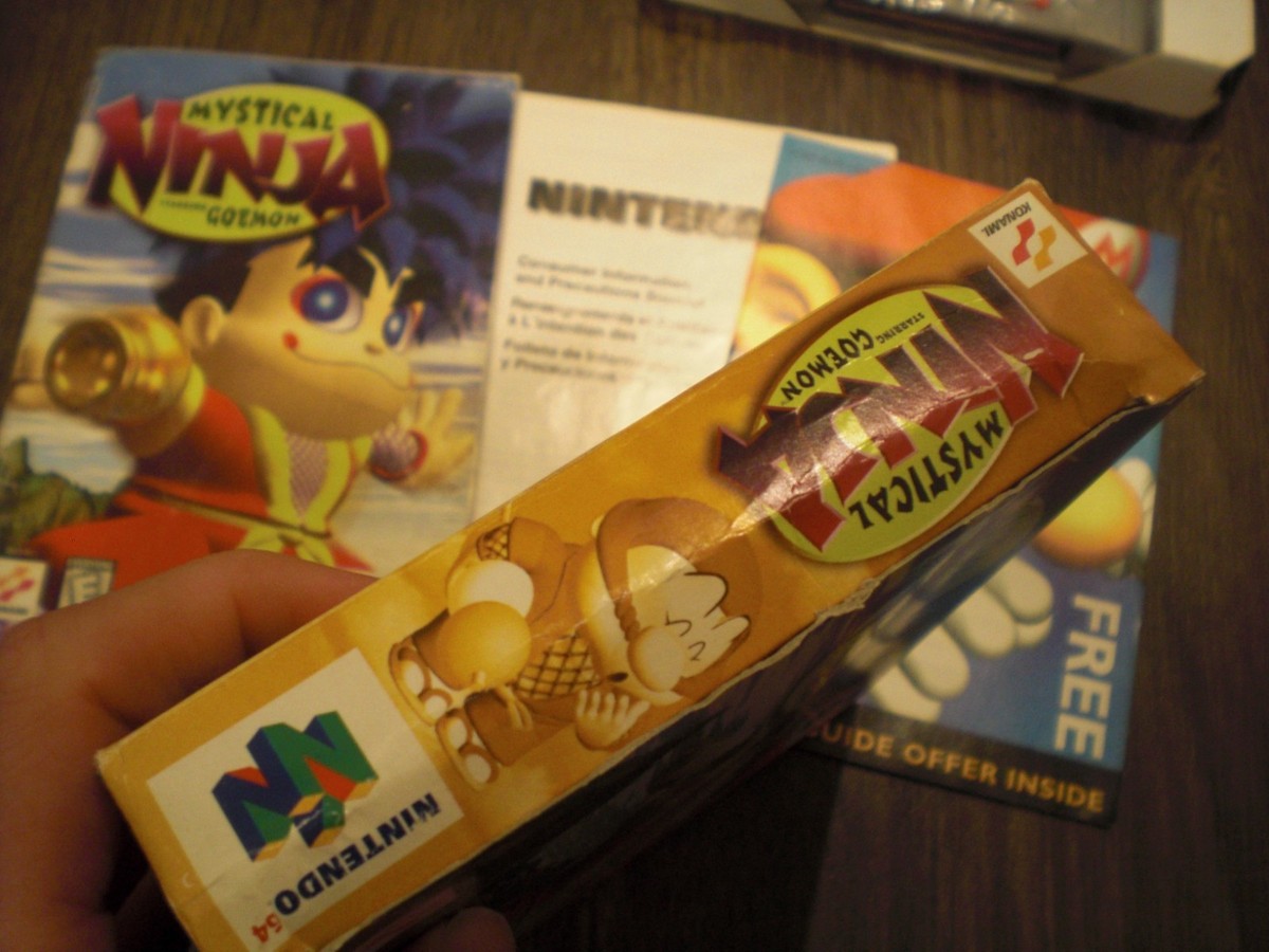 Mystical Ninja Starring Goemon Nintendo 64 N64 COMPLETE CIB Box