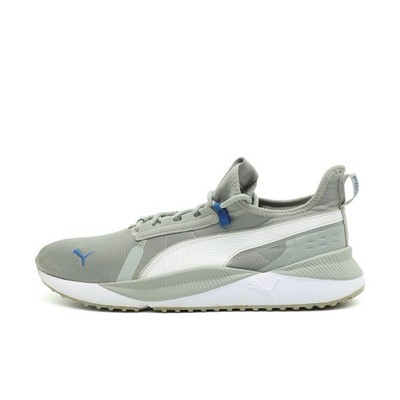 PUMA Herren 384634-23 Sneaker Grau Weiß Blau Mesh Low-Top Sportschuhe EU 44